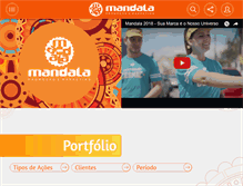 Tablet Screenshot of mandalapromocoes.com.br